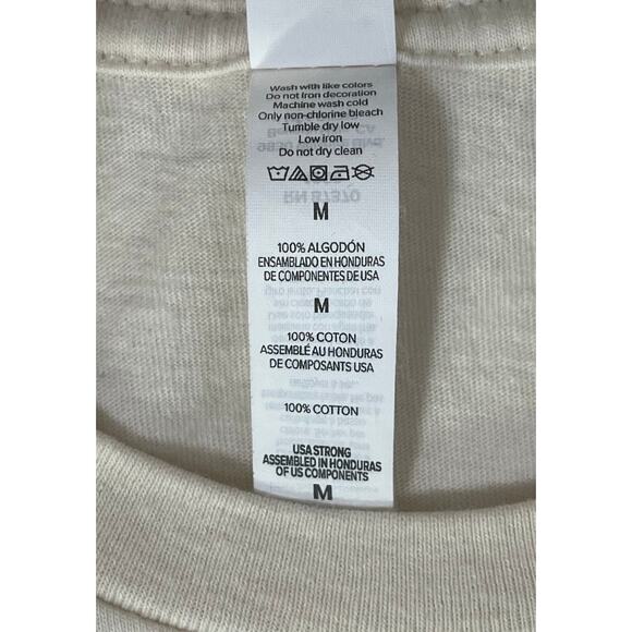 Bella Canvas "I Teach The Cutest Little Valentines" Cream Tee Regular Size M - Picture 4 of 5